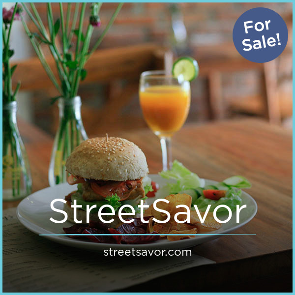 StreetSavor.com - buy Best premium domains