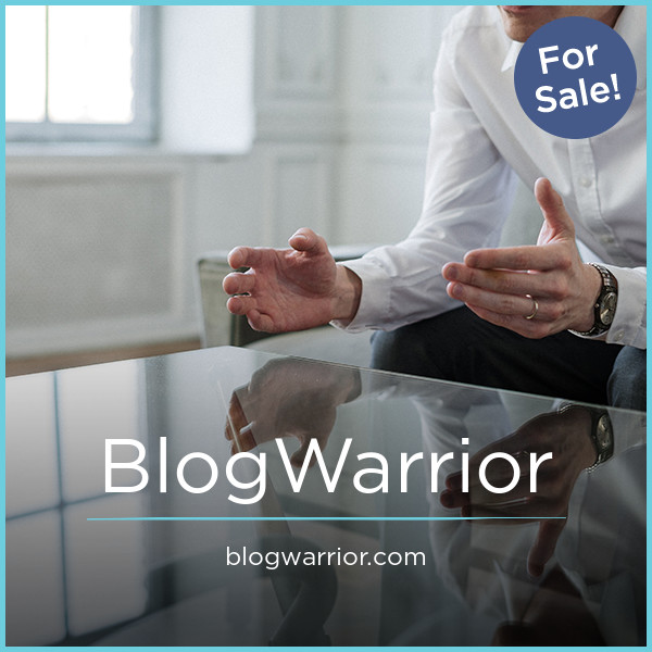 BlogWarrior.com - Catchy premium domain marketplace