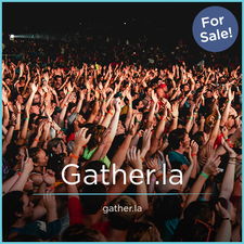 Gather.la - Creative brandable domain for sale