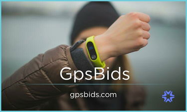 GpsBids.com - Creative brandable domain for sale