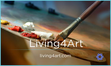 Living4Art.com - Creative brandable domain for sale