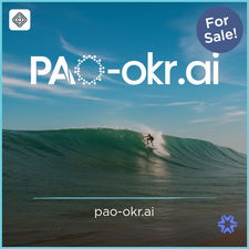 PAO-OKR.ai - Creative brandable domain for sale