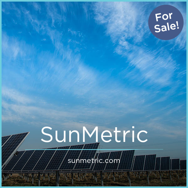 sunmetric.com - Catchy premium domains