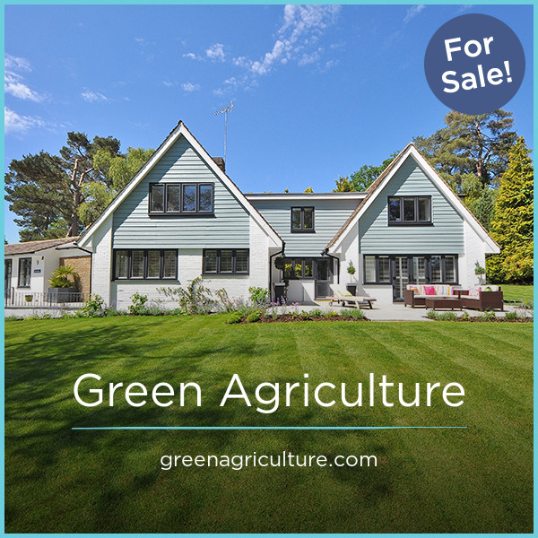 GreenAgriculture.com - Great premium domain names