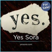 YesSora.com - Creative brandable domain for sale