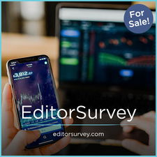 EditorSurvey.com - Creative brandable domain for sale