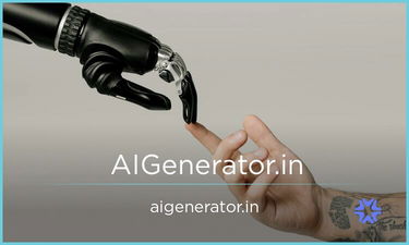AIGenerator.in - Creative brandable domain for sale