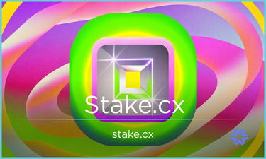 Stake.cx - Creative brandable domain for sale