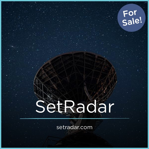SetRadar.com - Cool premium domain marketplace