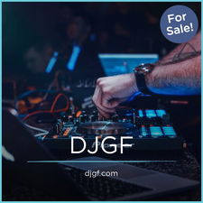 DJGF.com - Creative brandable domain for sale