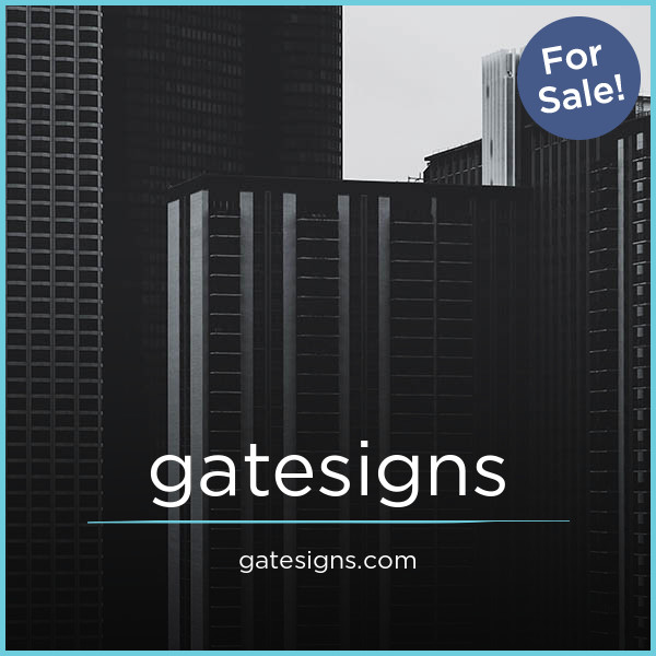 GateSigns.com - Catchy domains for sale