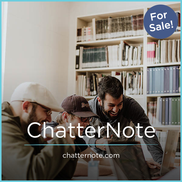 ChatterNote.com - New premium domains for sale