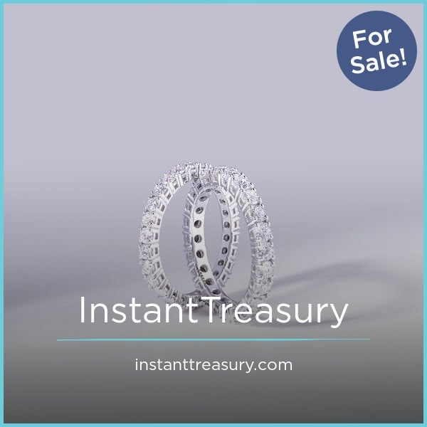 InstantTreasury.com - Unique domains for sale
