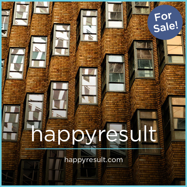 HappyResult.com - Creative premium domain marketplace
