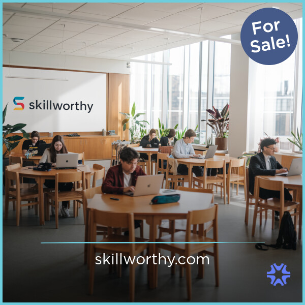 SkillWorthy.com - Creative domains for sale