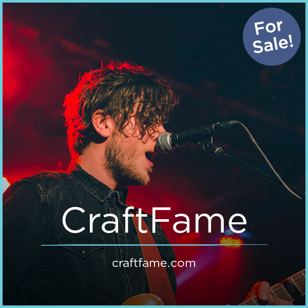CraftFame.com - buy Unique premium domains