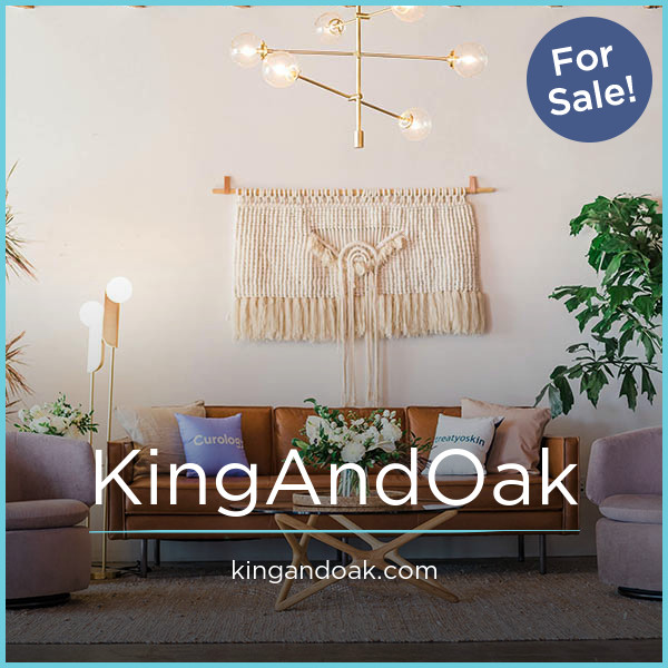 KingAndOak.com - buy Cool premium domains