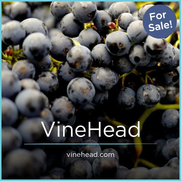 VineHead.com - buy Cool premium domains