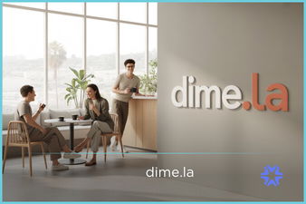 Dime.la - Creative brandable domain for sale