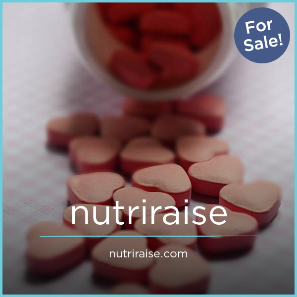 NutriRaise.com - Unique premium domain names for sale