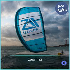 Zeus.ing - Creative brandable domain for sale