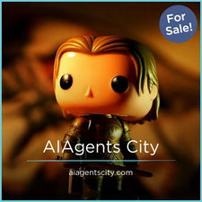 AIAgentsCity.com - Creative brandable domain for sale