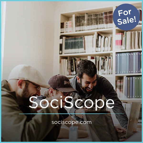 SociScope.com - buy Good premium domains