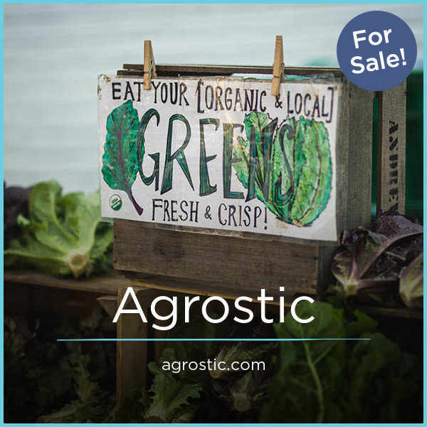 Agrostic.com - buy Catchy premium domains