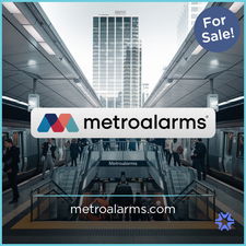 MetroAlarms.com - Creative brandable domain for sale