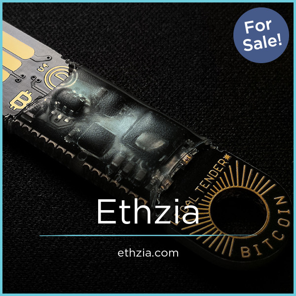 Ethzia.com - buy Cool premium domains