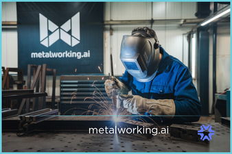 Metalworking.ai - Creative brandable domain for sale