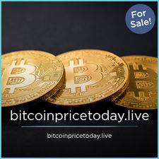 bitcoinpricetoday.live - Creative brandable domain for sale