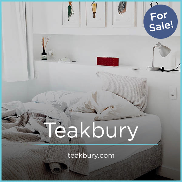 Teakbury.com - Creative premium domains for sale