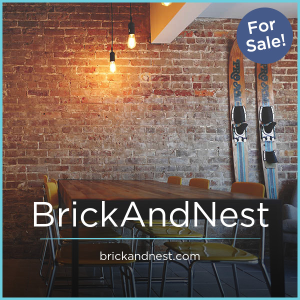 BrickAndNest.com - Catchy premium domains for sale