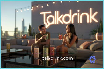 TalkDrink.com - Creative brandable domain for sale