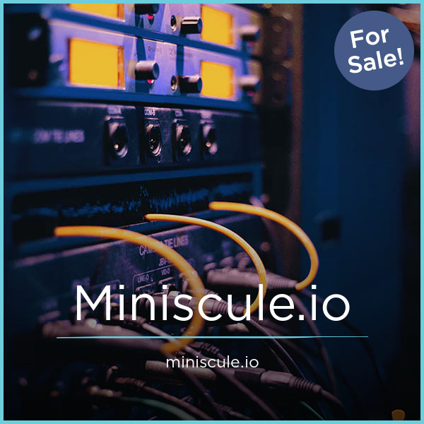 Miniscule.io - Good premium domains for sale