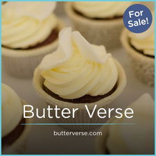 ButterVerse.com - Creative brandable domain for sale