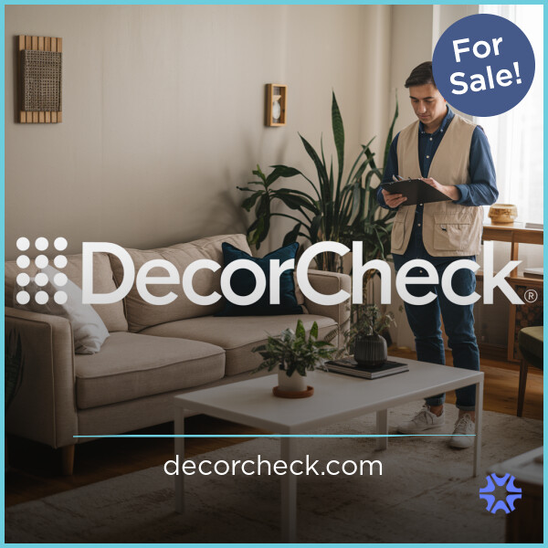 DecorCheck.com - Creative premium domain names for sale