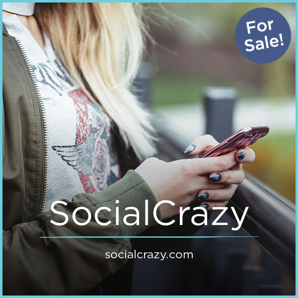 SocialCrazy.com - Creative premium domain marketplace
