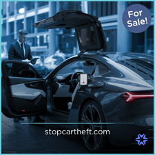 StopCarTheft.com - Creative brandable domain for sale