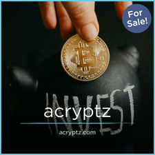 Acryptz.com - Creative brandable domain for sale