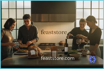 FeastStore.com - Creative brandable domain for sale