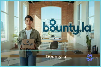 Bounty.la - Creative brandable domain for sale