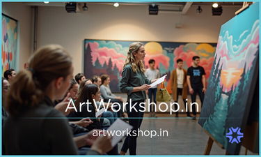 ArtWorkshop.in - Creative brandable domain for sale