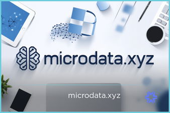 MicroData.xyz - Creative brandable domain for sale