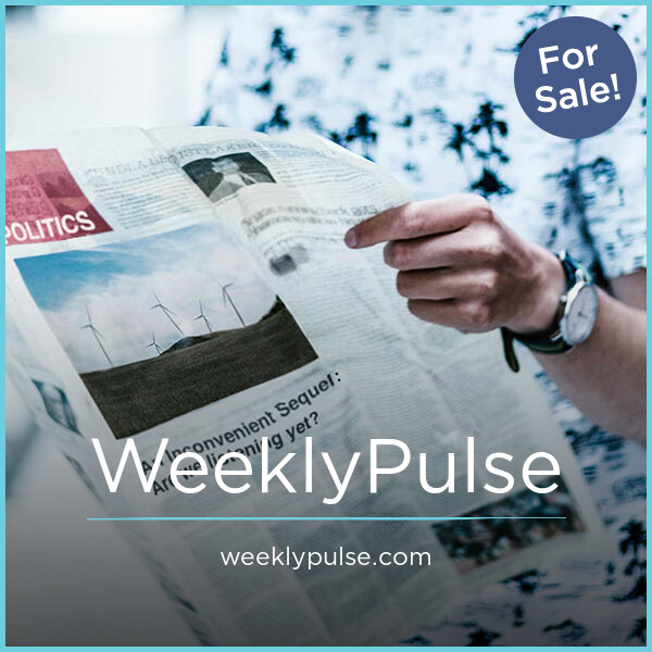 WeeklyPulse.com - Unique premium domain names for sale