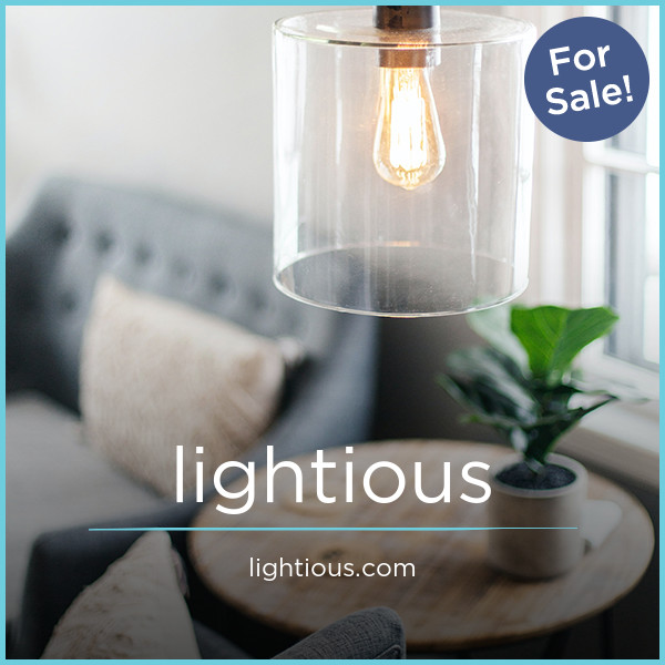 Lightious.com - Great premium domain names for sale