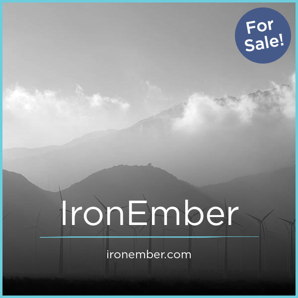 IronEmber.com - Creative premium domain names for sale