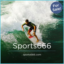 Sports666.com - Creative brandable domain for sale