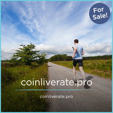 coinliverate.pro - Creative brandable domain for sale